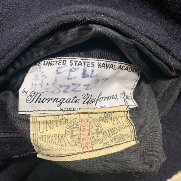 Thorngate Uniforms Jackets & Coats Genuine Us Naval Academy Reefer